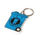 Image of Recycled Wheeliebin Shape Keyring